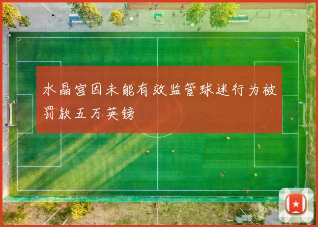 水晶宫因未能有效监管球迷行为被罚款五万英镑